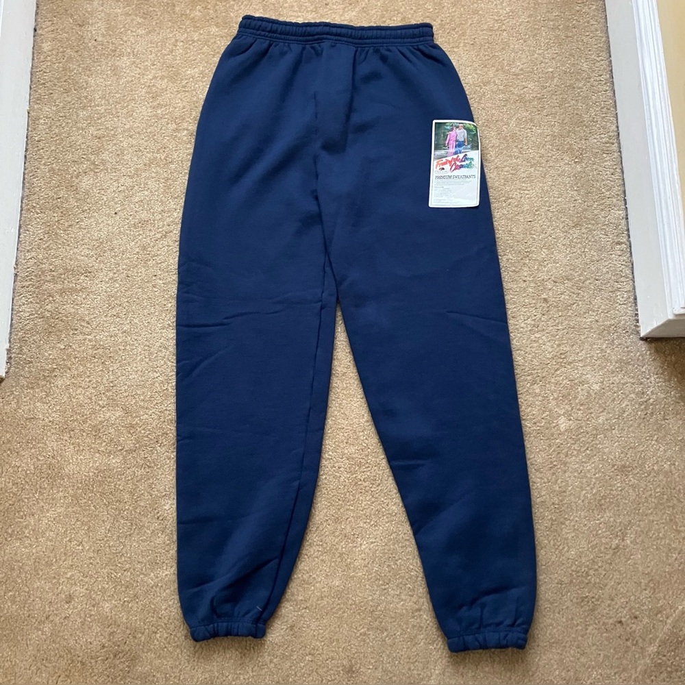 1988 made in USA fruit loom sweatpants. Large. Navy. NWT vintage 80s 90s y2k